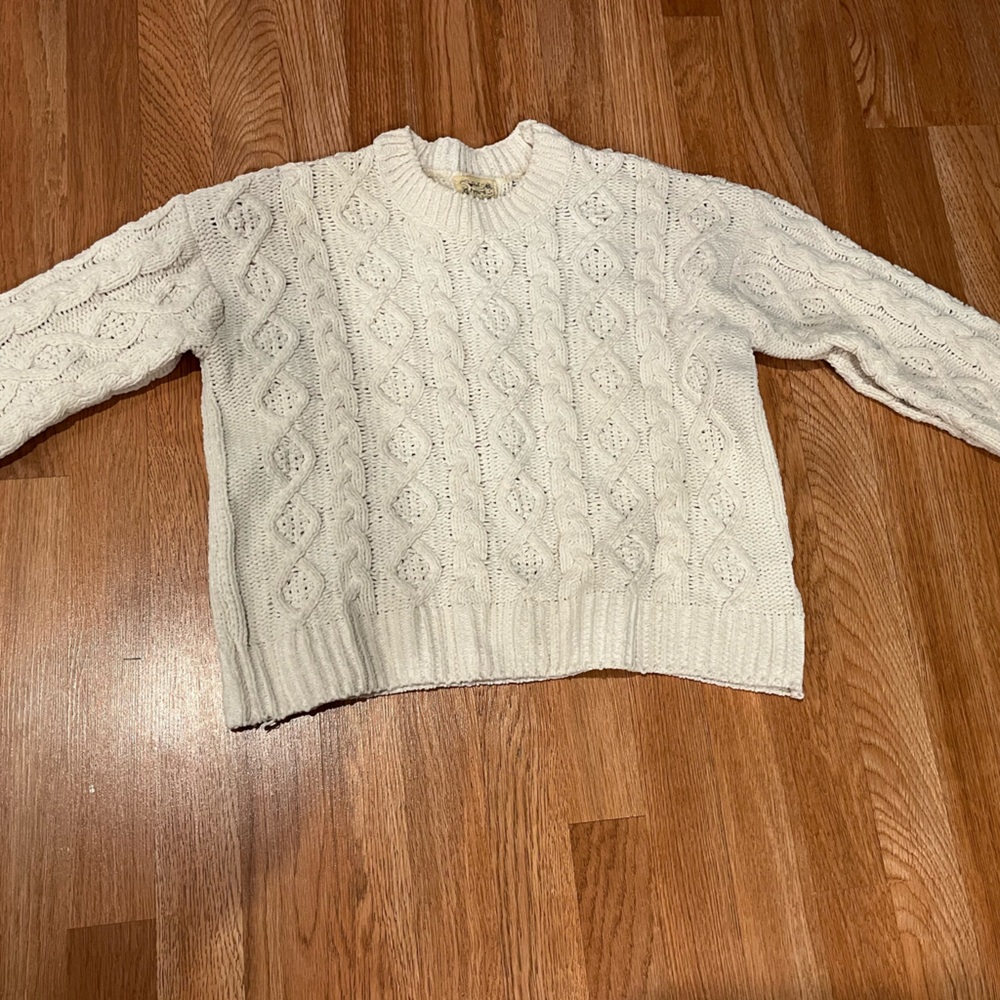 White Knit Sweater